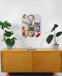 THE SKATEROOM Kunst Und Skulpturen|Kunstobjekt x Jean-Michel Basquiat