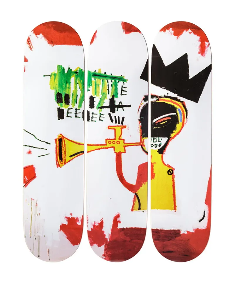 THE SKATEROOM Kunst Und Skulpturen|Kunstobjekt x Jean-Michel Basquiat