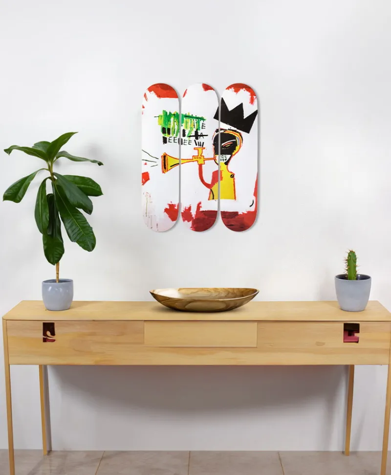 THE SKATEROOM Kunst Und Skulpturen|Kunstobjekt x Jean-Michel Basquiat