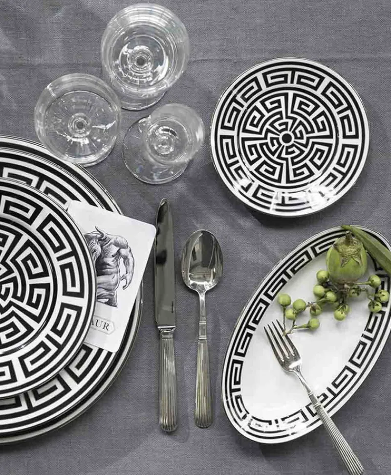 Ginori 1735 Porzellan|Serviergeschirr|Labirinto Servierplatten eckig