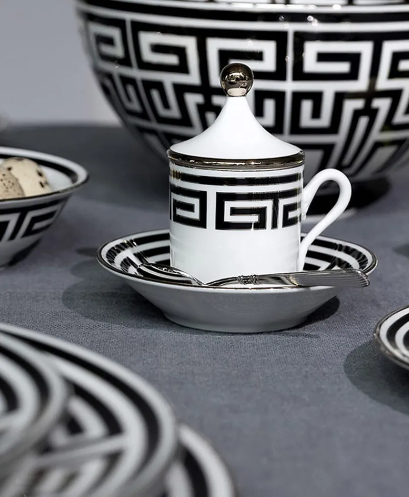 Ginori 1735 Porzellan|Serviergeschirr|Labirinto Servierplatten eckig