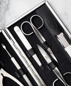 F. HAMMANN Reiseaccessoires|Maniküre Etuis|Lamb Manicure Frame L – Maniküre-Etui Lammnappa Plongé