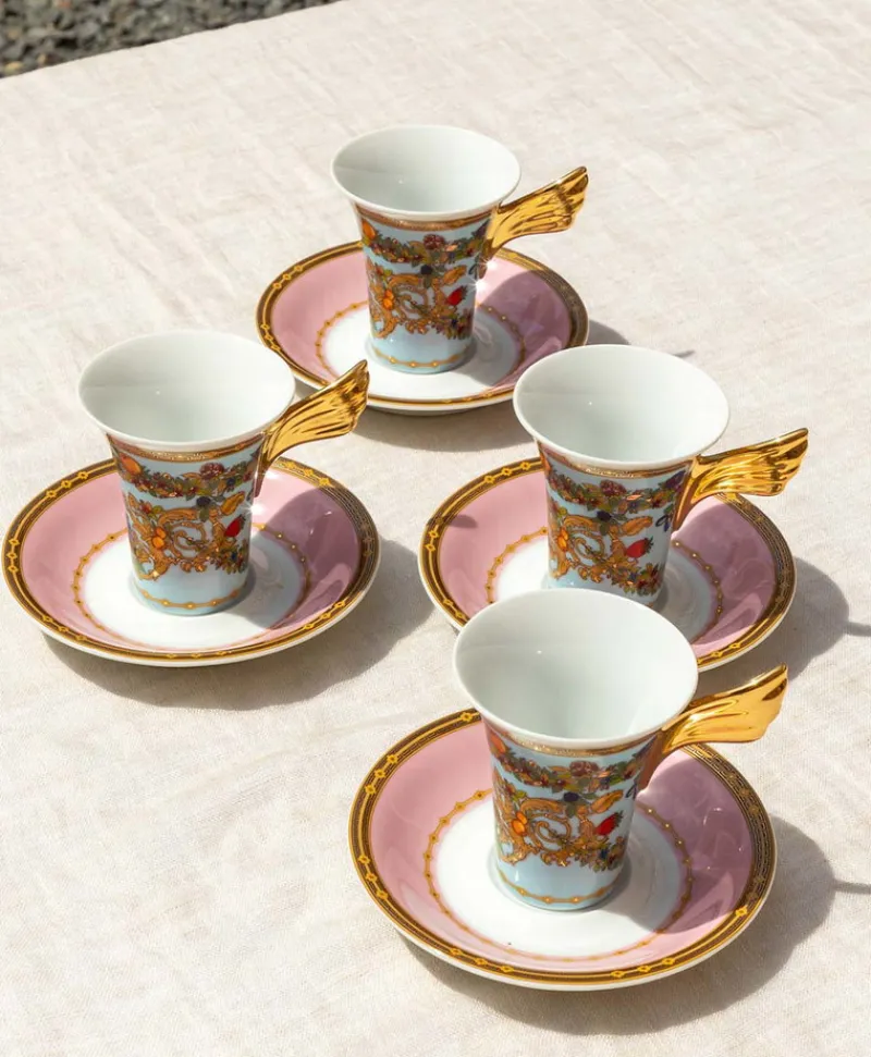 Rosenthal x Versace Tassen|Kaffee Und Tee|Le Jardin de Versace Espresso-Set