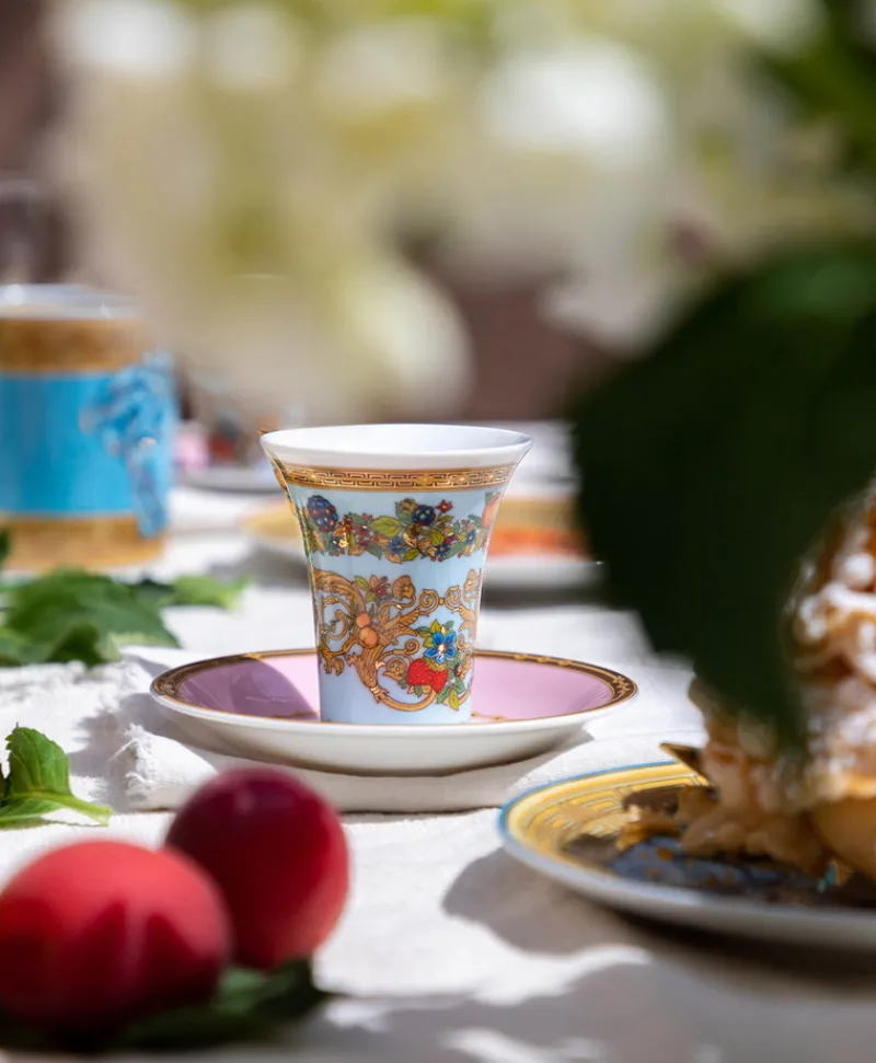 Rosenthal x Versace Tassen|Kaffee Und Tee|Le Jardin de Versace Espresso-Set