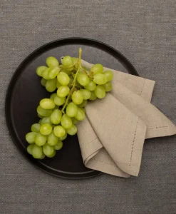 indradanush Tischwäsche|Servietten|Leinen Servietten Minihohlsaum