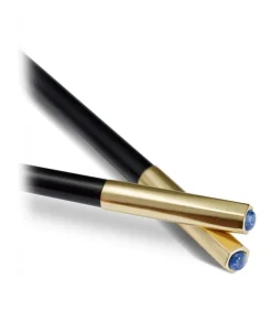 L'Objet Asiatische Küche|Besteck|Luxuriöse Essstäbchen aus Ebenholz (2 Paar)