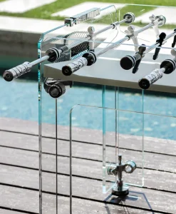 Teckell Edles Handwerk|Spiele|Luxuriöser Tischkicker Cristallino Outdoor