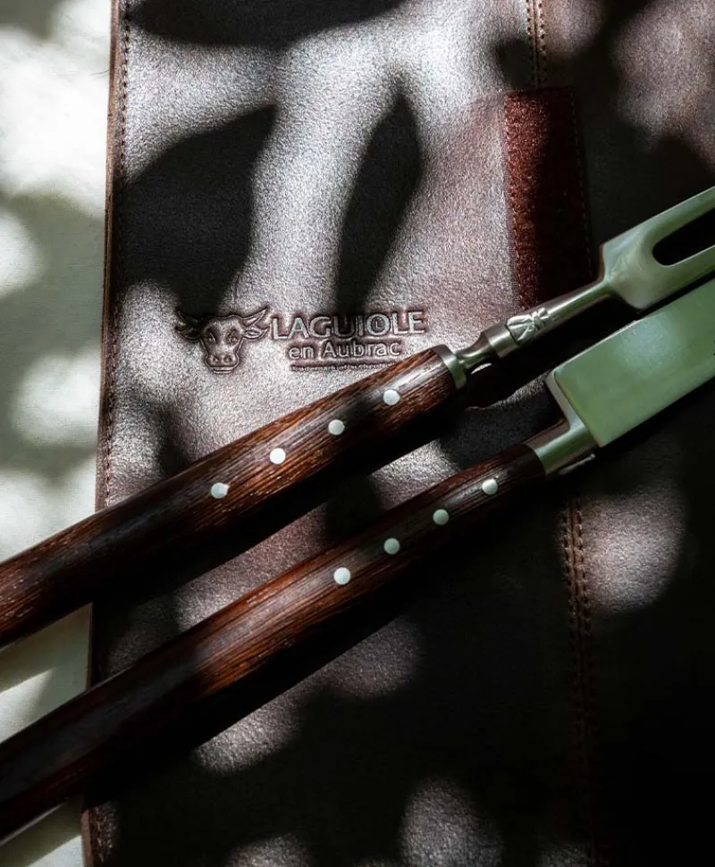 Laguiole en Aubrac Edles Handwerk|Grillen|Luxuriöses Grill-Set
