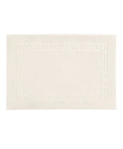 weseta Luxusfrottier Neutrale Badematten|Luxus-Badevorleger Dreamflor mit Mäanderbordüre