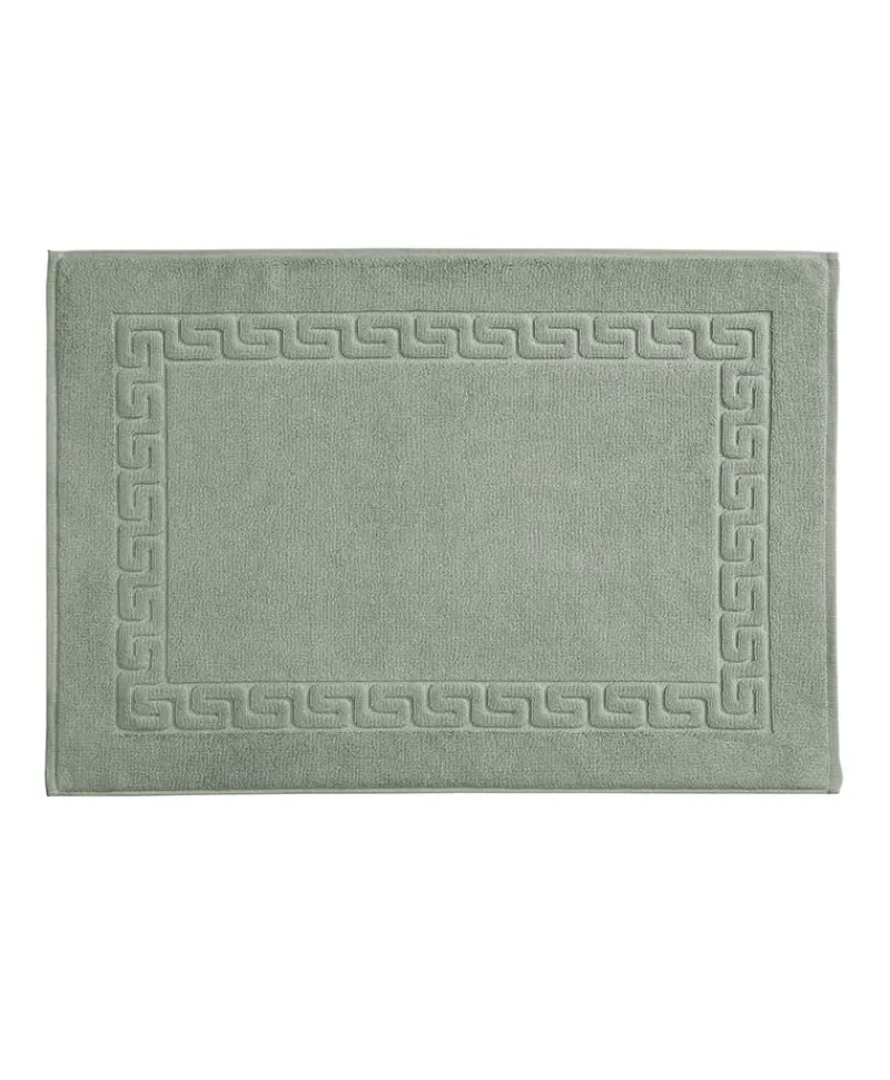 weseta Luxusfrottier Bunte Badematten|Luxus-Badevorleger Dreamflor mit Mäanderbordüre