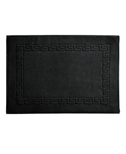 weseta Luxusfrottier Neutrale Badematten|Luxus-Badevorleger Dreamflor mit Mäanderbordüre