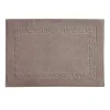 weseta Luxusfrottier Neutrale Badematten|Luxus-Badevorleger Dreamflor mit Mäanderbordüre