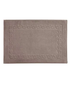 weseta Luxusfrottier Neutrale Badematten|Luxus-Badevorleger Dreamflor mit Mäanderbordüre