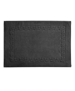 weseta Luxusfrottier Neutrale Badematten|Luxus-Badevorleger Dreamflor mit Mäanderbordüre