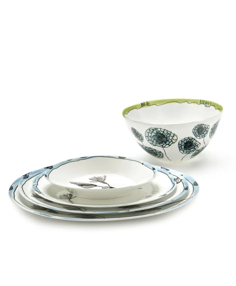 Serax Porzellan|Schüsseln Und Schalen|Midnight Flowers Schalen by Marni