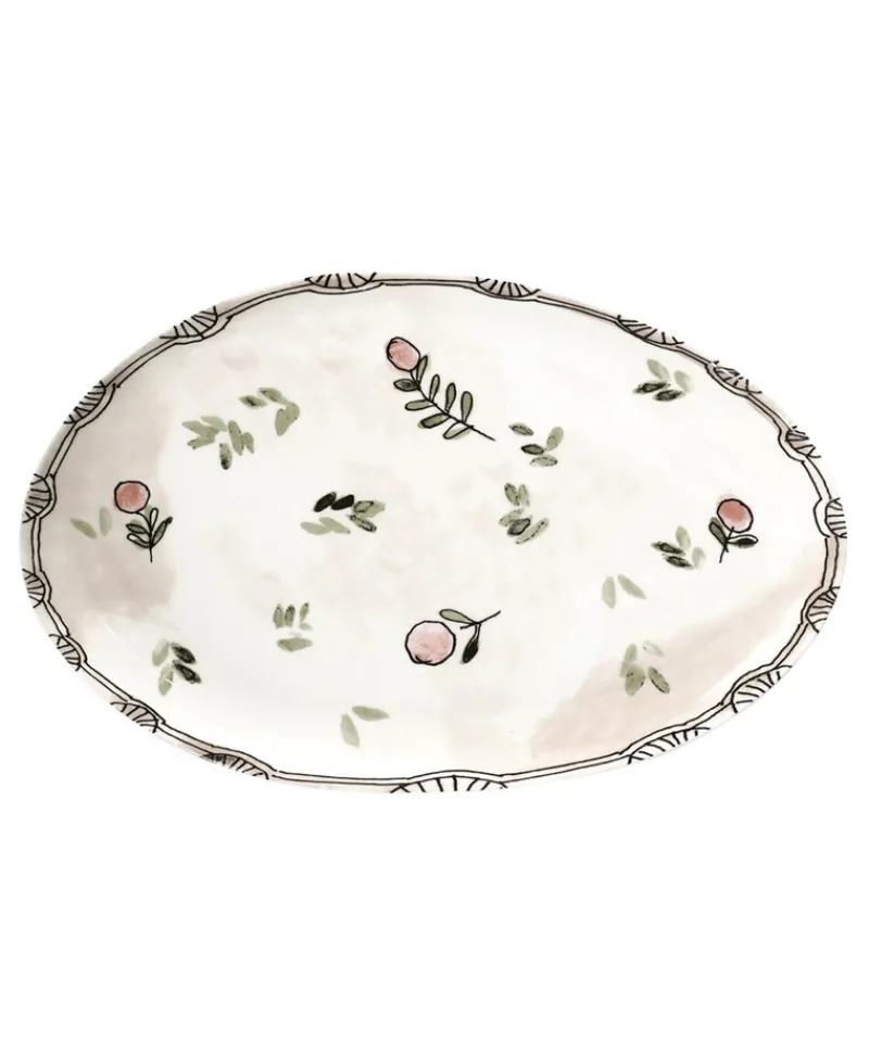 Serax Porzellan|Serviergeschirr|Midnight Flowers Servierplatten by Marni