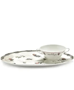 Serax Porzellan|Serviergeschirr|Midnight Flowers Servierplatten by Marni