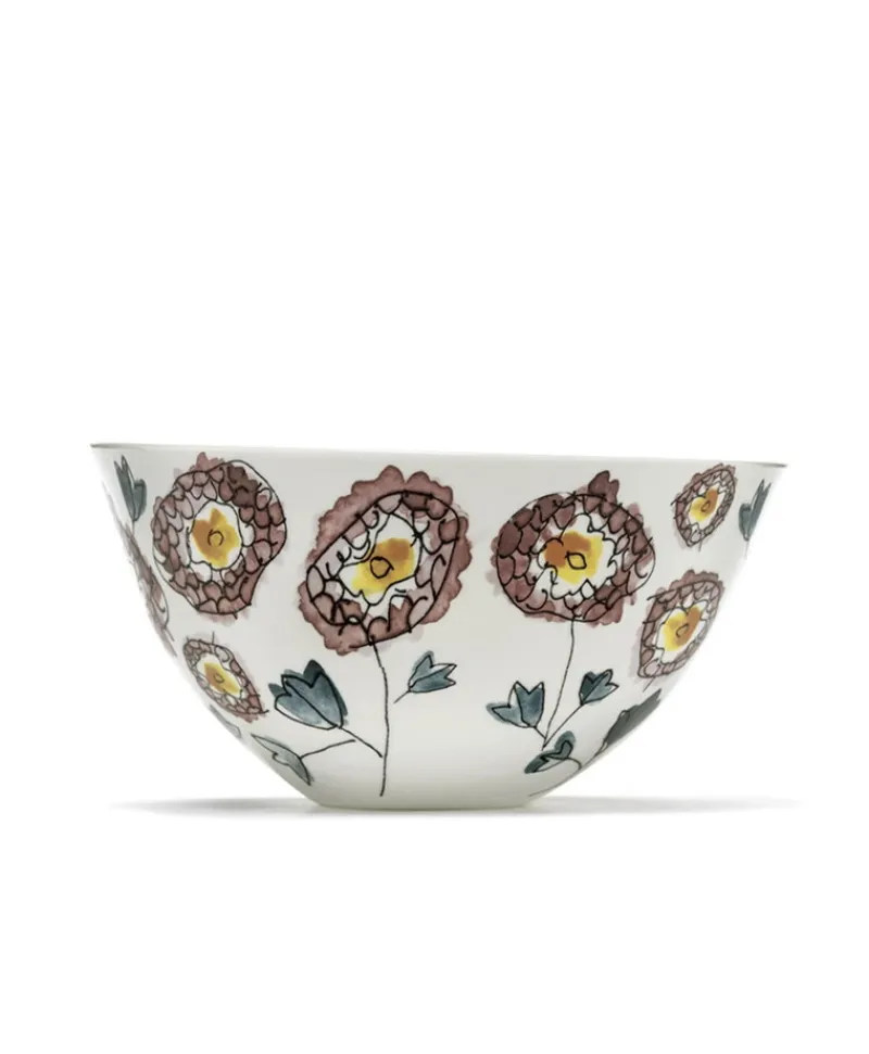 Serax Porzellan|Schüsseln Und Schalen|Midnight Flowers Servierschalen by Marni