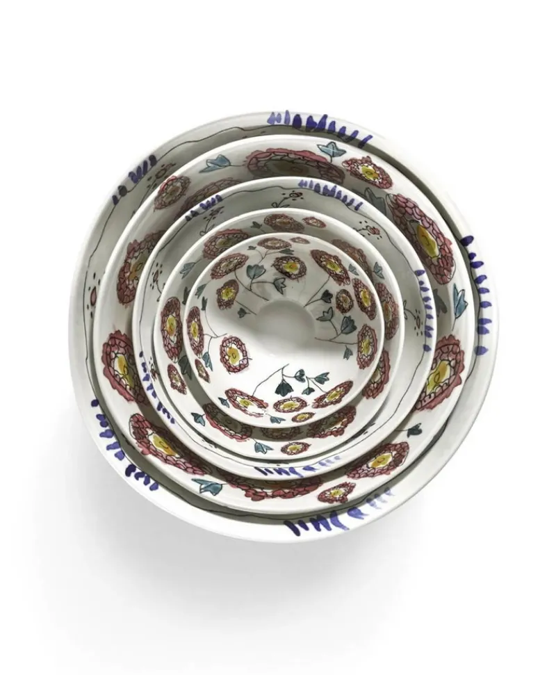 Serax Porzellan|Schüsseln Und Schalen|Midnight Flowers Servierschalen by Marni