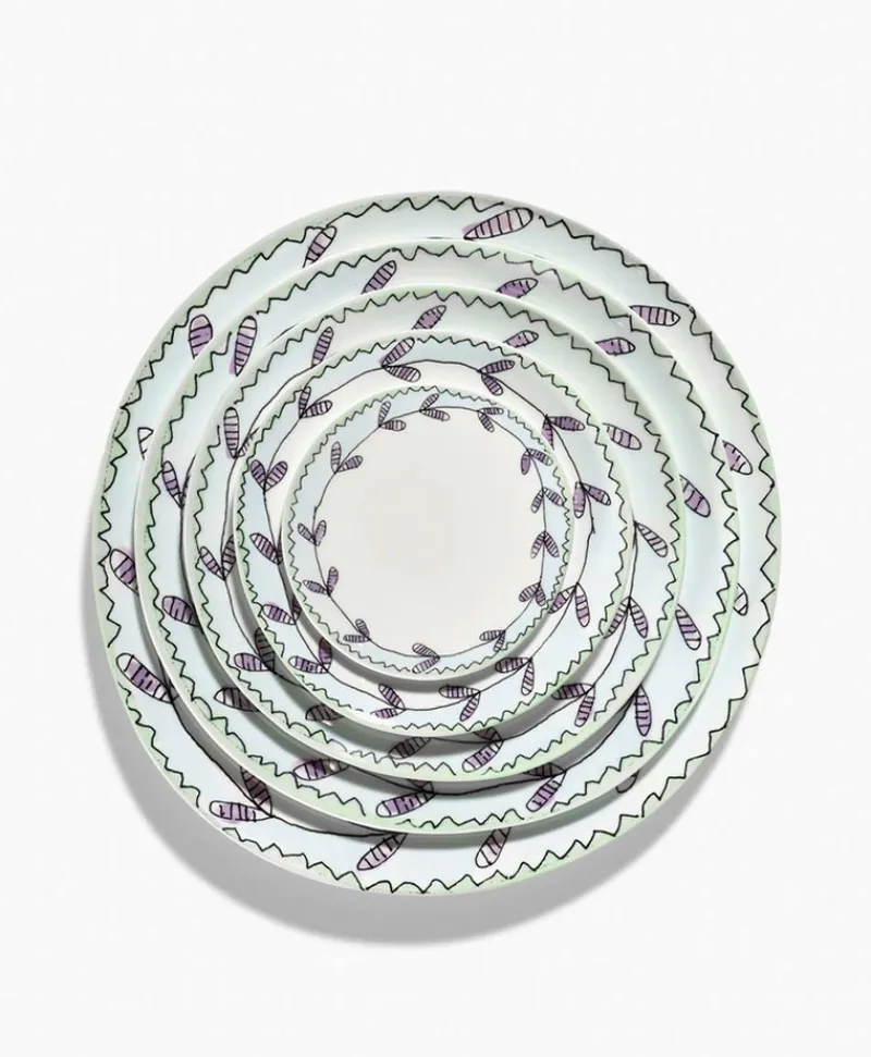 Serax Porzellan|Teller|Midnight Flowers Teller by Marni