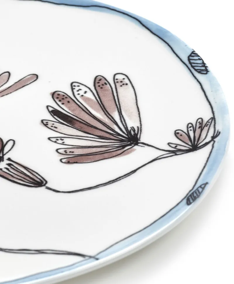 Serax Porzellan|Teller|Midnight Flowers Teller by Marni