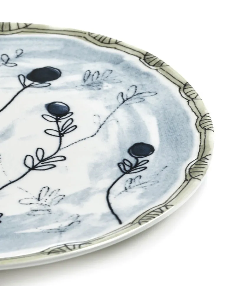 Serax Porzellan|Teller|Midnight Flowers Teller by Marni