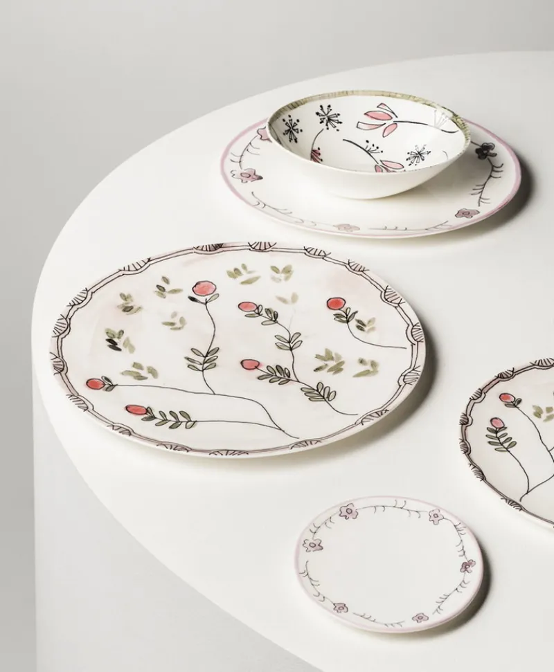 Serax Porzellan|Teller|Midnight Flowers Teller by Marni