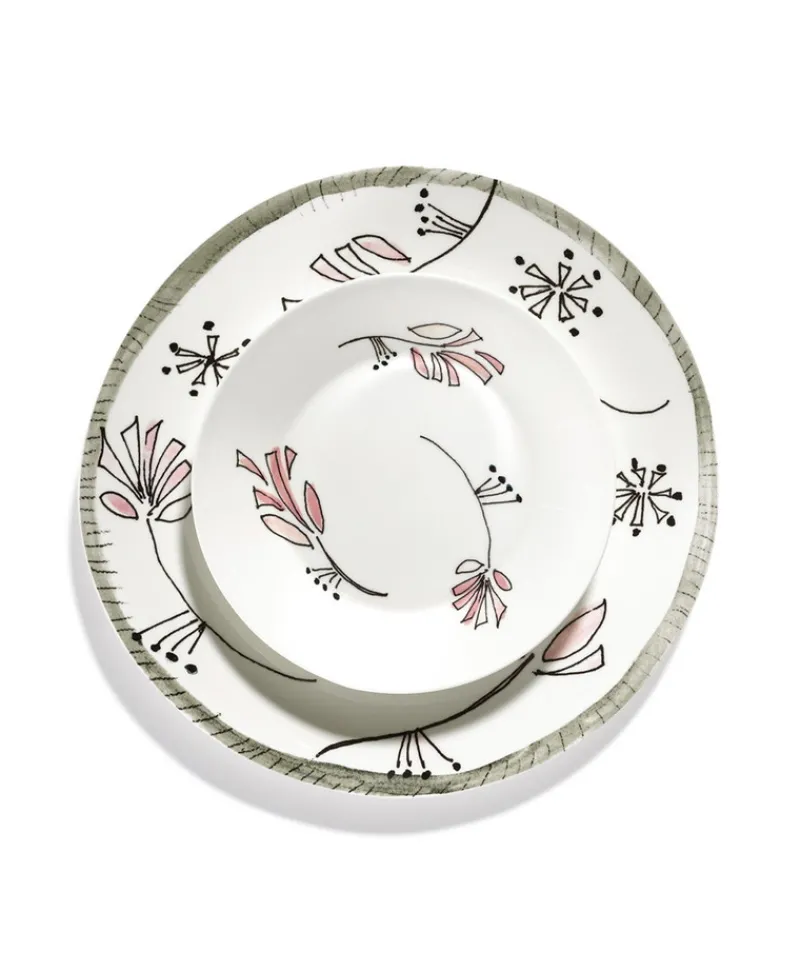 Serax Porzellan|Teller|Midnight Flowers Teller by Marni