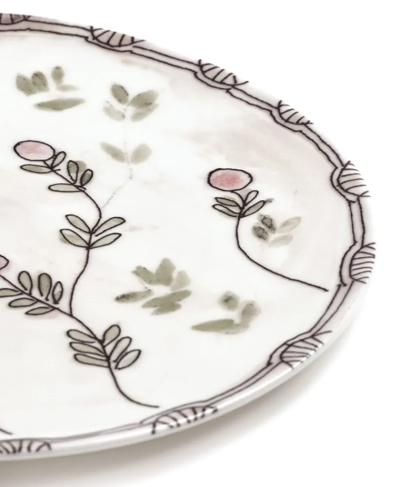 Serax Porzellan|Teller|Midnight Flowers Teller by Marni