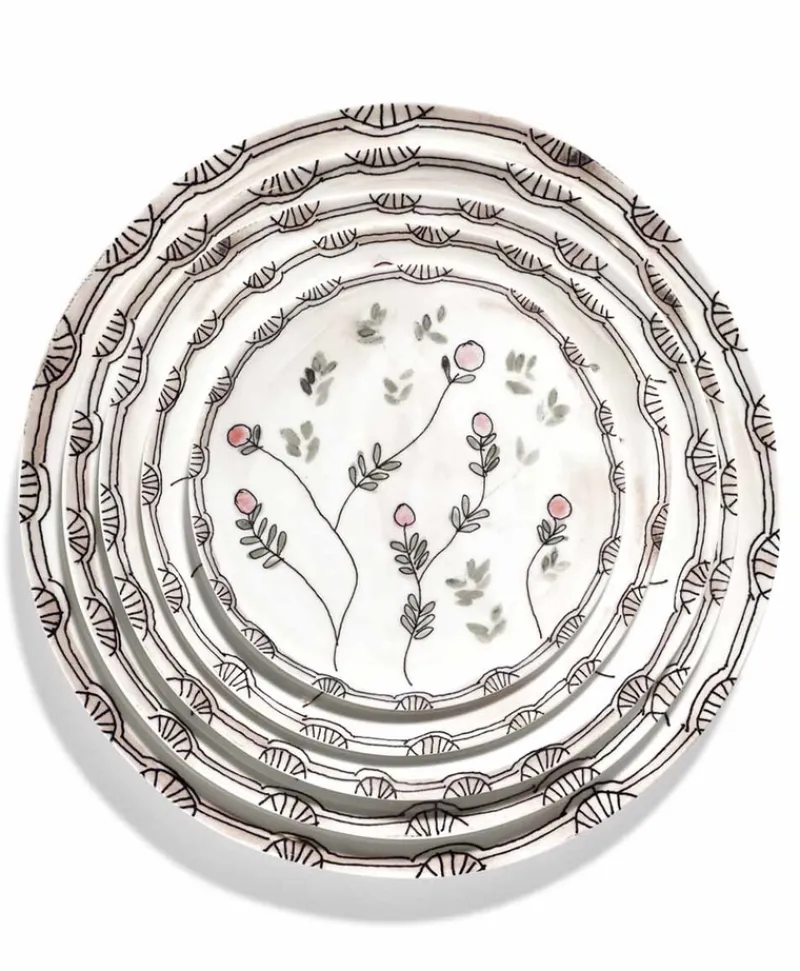 Serax Porzellan|Teller|Midnight Flowers Teller by Marni