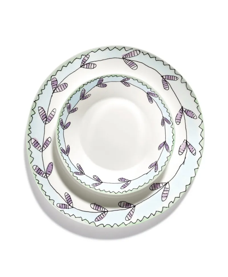 Serax Porzellan|Teller|Midnight Flowers Teller by Marni