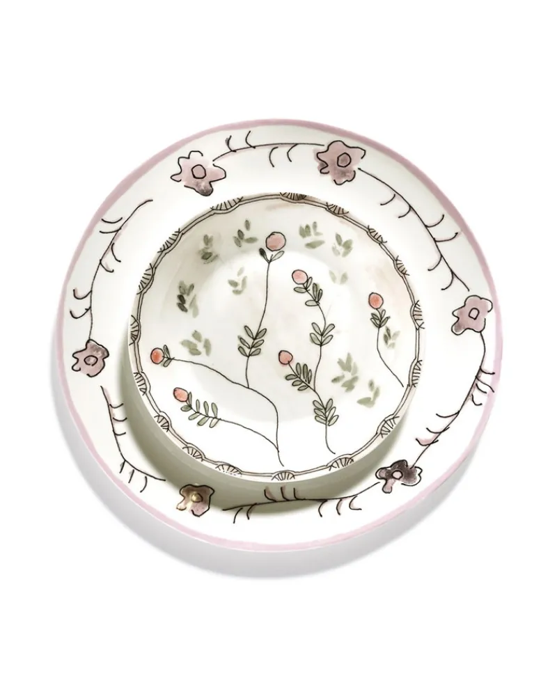 Serax Porzellan|Teller|Midnight Flowers Teller by Marni