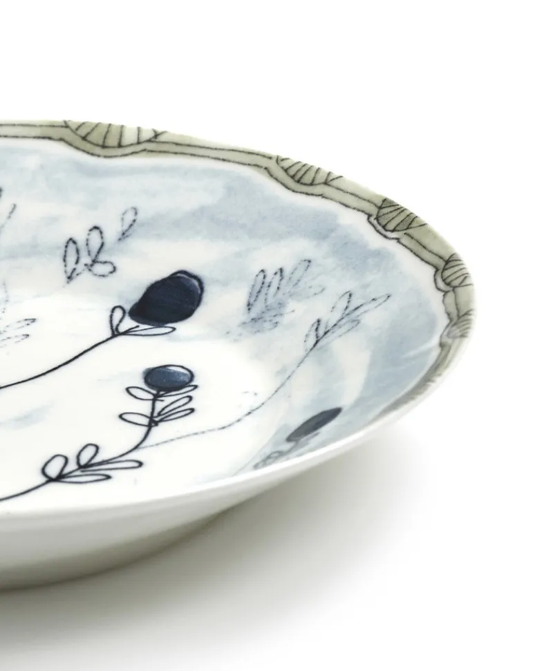 Serax Porzellan|Teller|Midnight Flowers Teller by Marni