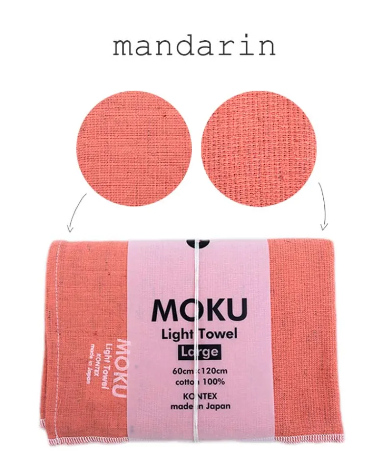 KENKAWAI Japanische Handtücher|Moku leichtes Baumwoll-Handtuch