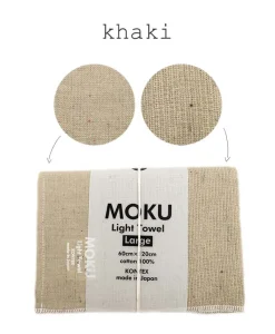 KENKAWAI Japanische Handtücher|Moku leichtes Baumwoll-Handtuch