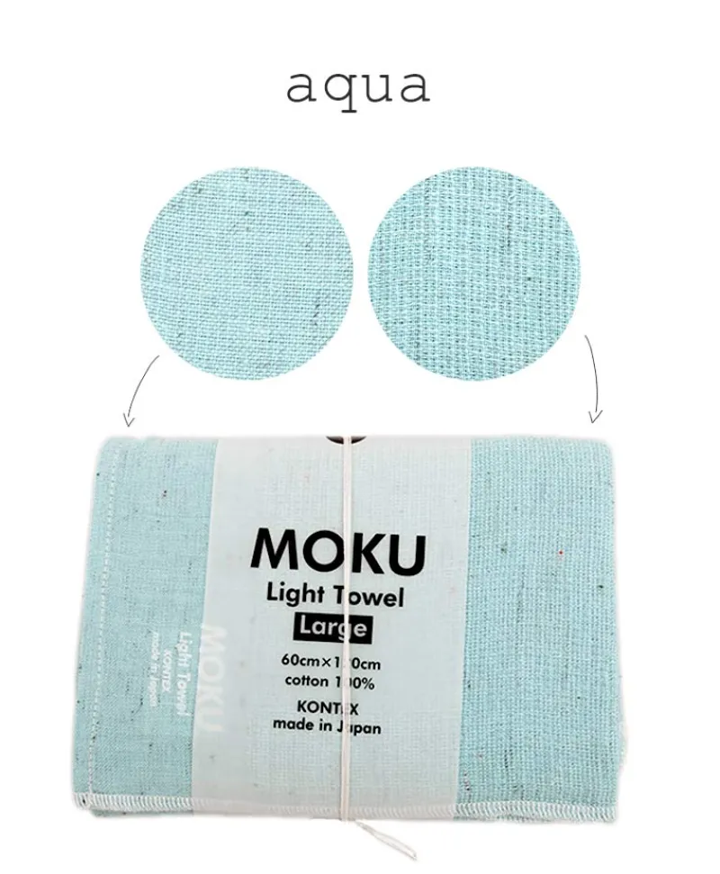 KENKAWAI Japanische Handtücher|Moku leichtes Baumwoll-Handtuch