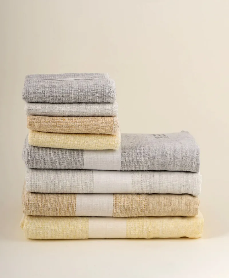 KENKAWAI Leinen|MOKU leichtes Leinen-Handtuch