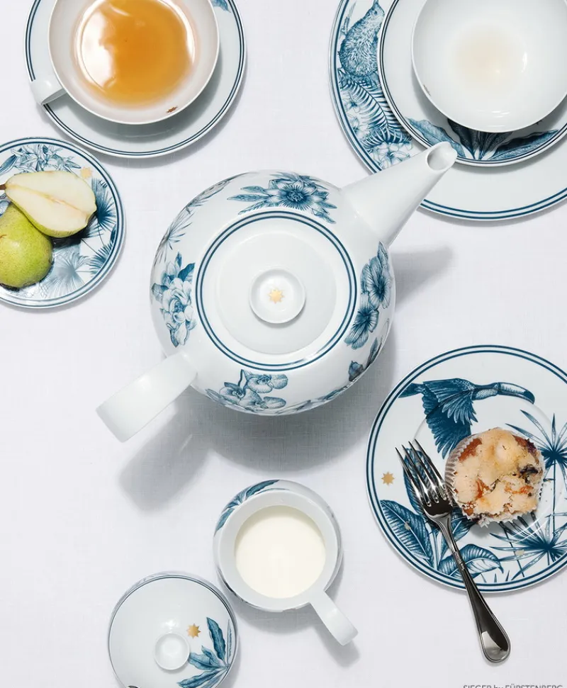 Sieger by Fu00fcrstenberg Kaffee Und Tee|Porzellan|Paraíso Blue Teezubehör