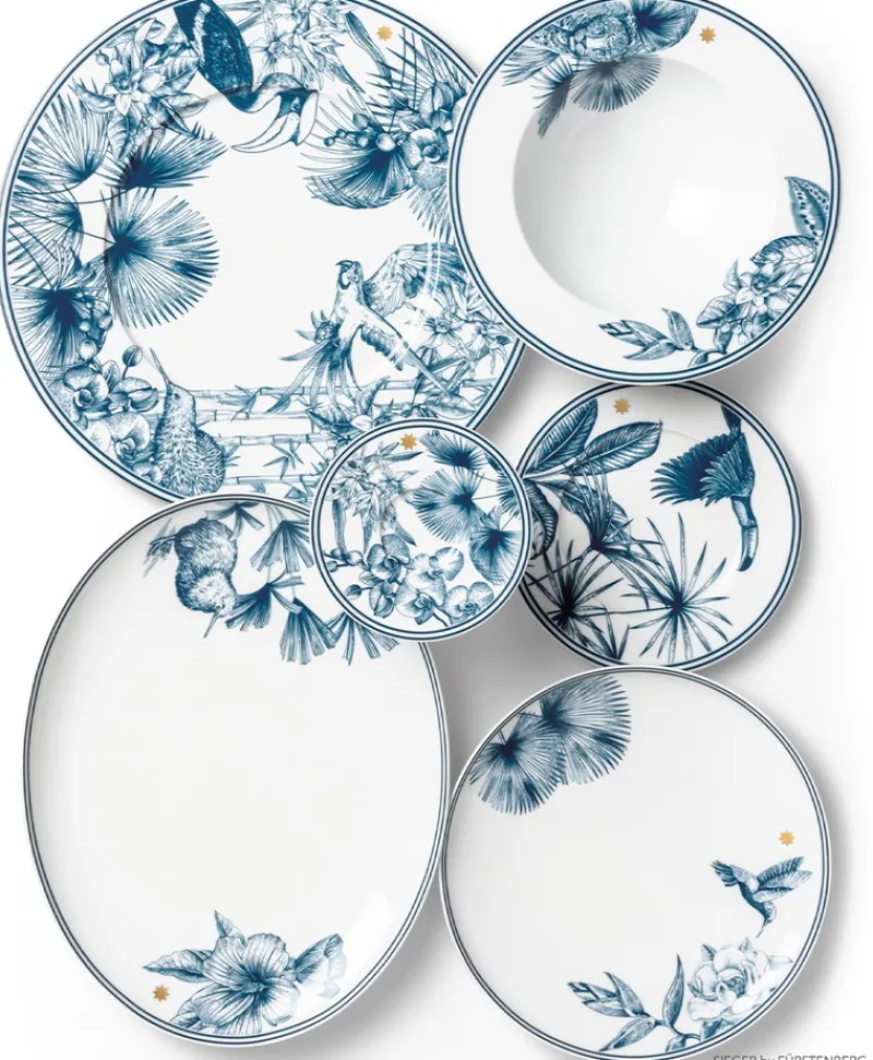 Sieger by Fu00fcrstenberg Porzellan|Teller|Paraíso Blue Teller Coupform