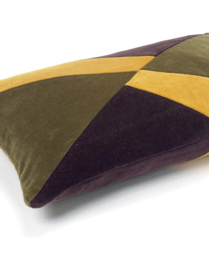 u00c9litis Kissen|Patchwork Samtkissen Clio