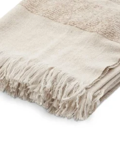 Luiz Decken Und Plaids|Plaid Thea mit Cashmerebouclé-Streifen und Fransen