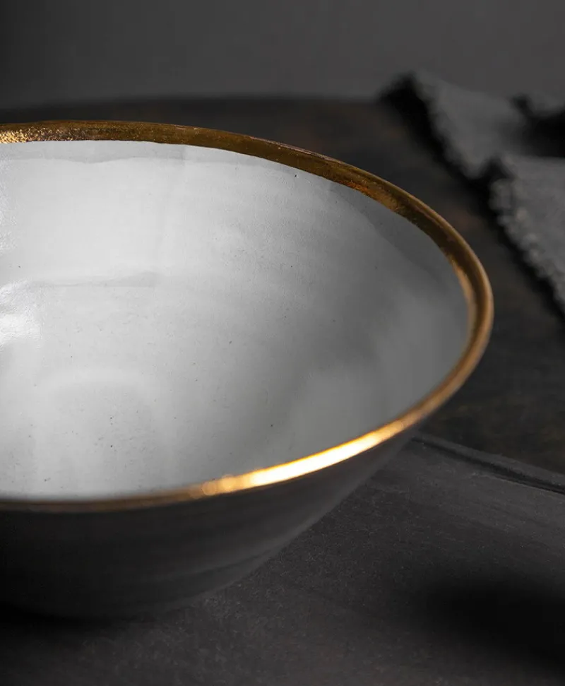 Ton Stein Gut Asiatische Küche|Keramik|Ramen Set “Schwarze Erde”