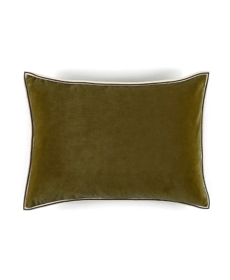 u00c9litis Kissen|Samtkissen Aristote mit Paspelveredelung