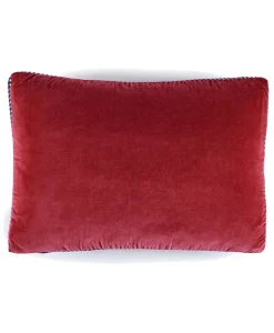 u00c9litis Kissen|Samtkissen Athena mit Paspelveredelung