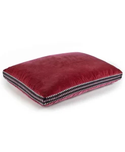 u00c9litis Kissen|Samtkissen Athena mit Paspelveredelung