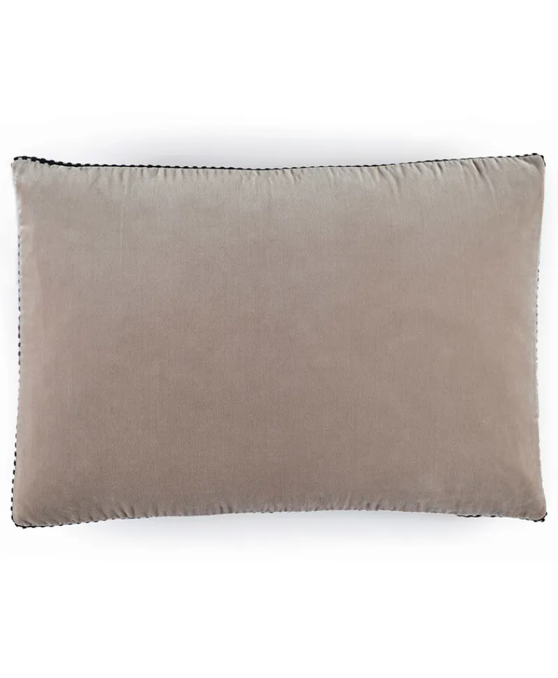 u00c9litis Kissen|Samtkissen Athena mit Paspelveredelung