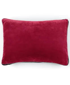 u00c9litis Kissen|Samtkissen Athena mit Paspelveredelung
