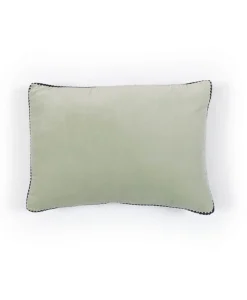 u00c9litis Kissen|Samtkissen Athena mit Paspelveredelung