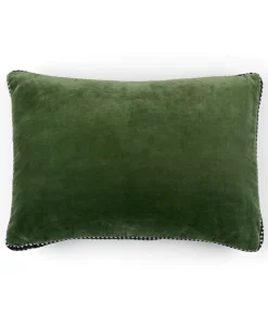 u00c9litis Kissen|Samtkissen Athena mit Paspelveredelung