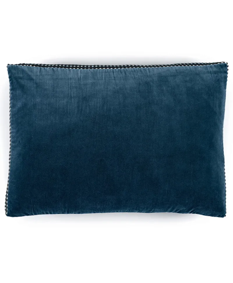 u00c9litis Kissen|Samtkissen Athena mit Paspelveredelung